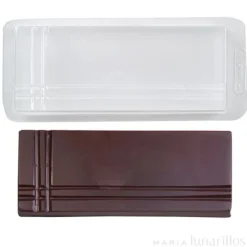 Molde para turrón rayas cruzadas