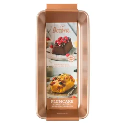 Molde rectangular antiadherente Gold Line 28 x 13 cm - Decora