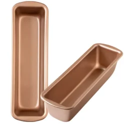 Molde rectangular antiadherente Gold Line 24 x 6 cm - Decora