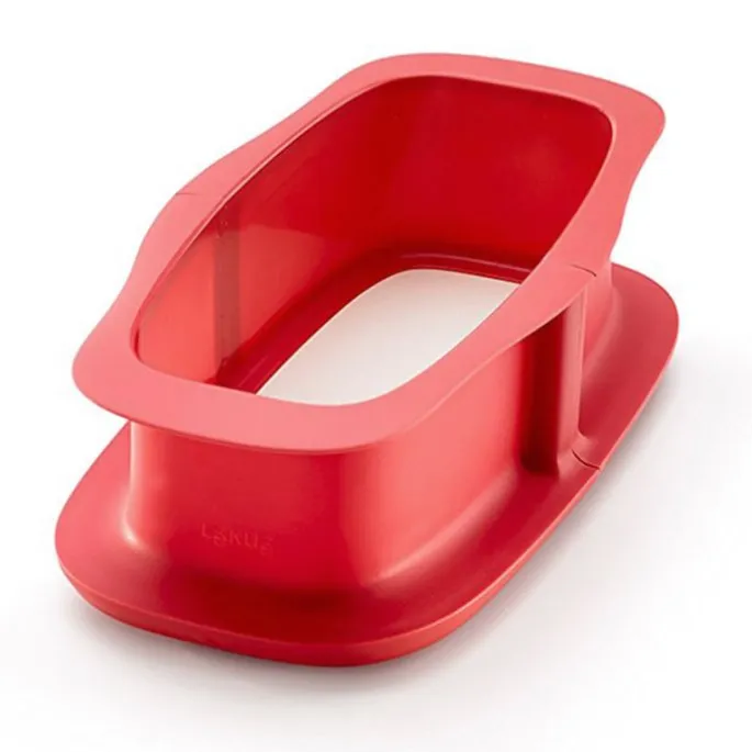 Molde rectangular desmontable con plato de cerámica 23 cm - Lékué