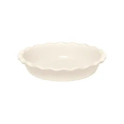 Molde redondo alto crema 26 x 5,5 cm - Cerámica - Emile Henry