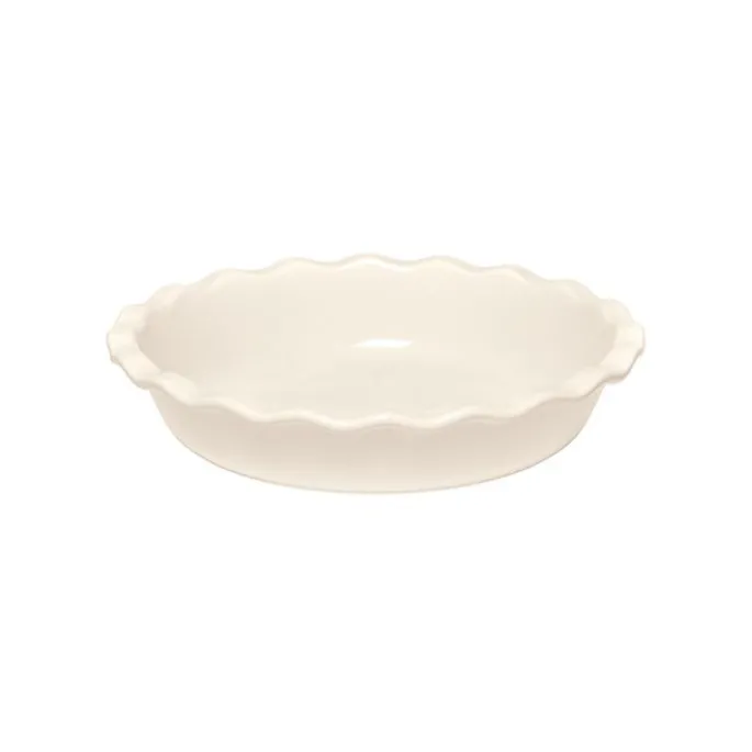 Molde redondo alto crema 26 x 5,5 cm - Cerámica - Emile Henry