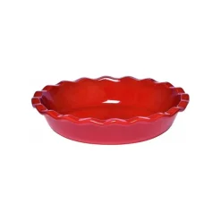 Molde redondo alto rojo 26 x 5,5 cm - Cerámica - Emile Henry