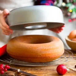 Molde redondo antiadherente Savarin 28 cm - Decora