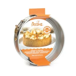 Molde redondo desmontable antiadherente 19,5 cm - Decora