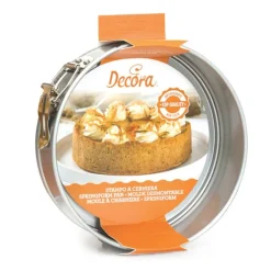 Molde redondo desmontable antiadherente 25 cm - Decora