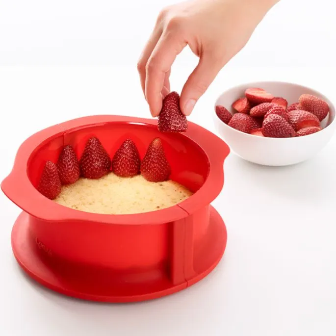 Molde redondo desmontable con plato de cerámica 15 cm - Lékué