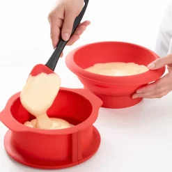 Molde redondo desmontable con plato de cerámica 15 cm - Lékué