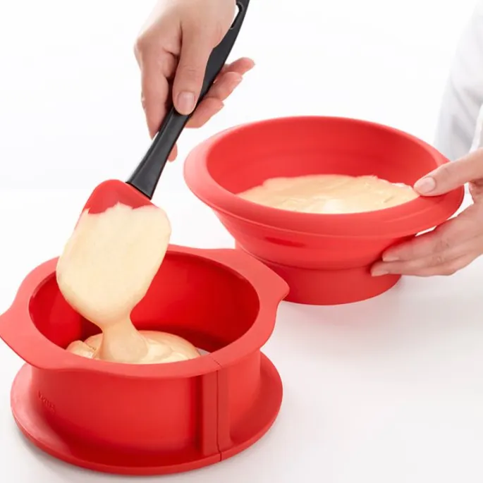 Molde redondo desmontable con plato de cerámica 15 cm - Lékué