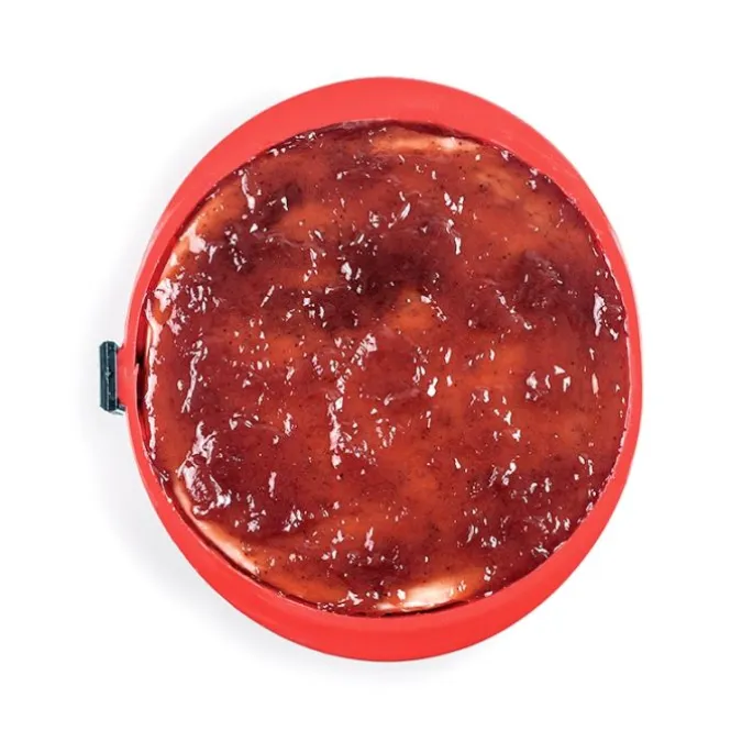 Molde redondo desmontable con pinza y plato de cristal 23 cm - Ibili