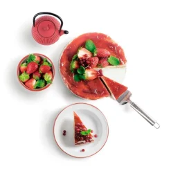 Molde redondo desmontable con pinza y plato de cristal 23 cm - Ibili