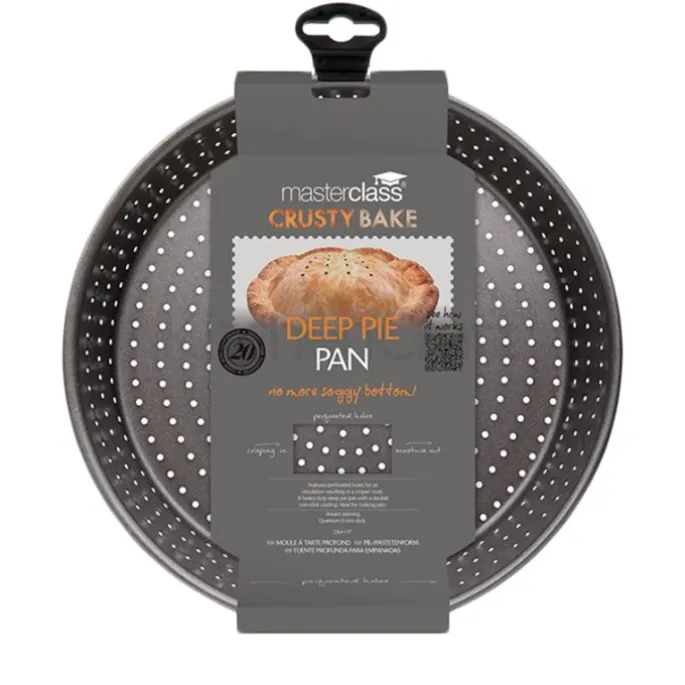 Molde redondo perforado para hornear profundo Master Class 24 cm - Kitchen Craft