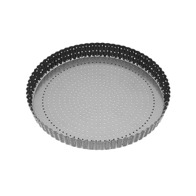 Molde redondo perforado para quiche con base extraíble Master Class 18,5 cm - Kitchen Craft