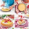 Molde redondo rizado para quiche 24 cm - Decora
