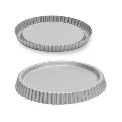 Molde redondo rizado para quiche 24 cm - Decora