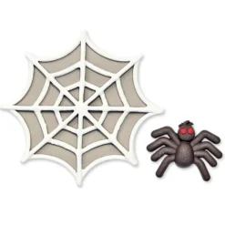 Moldes araña y telaraña Halloween Pop it (2) - JEM