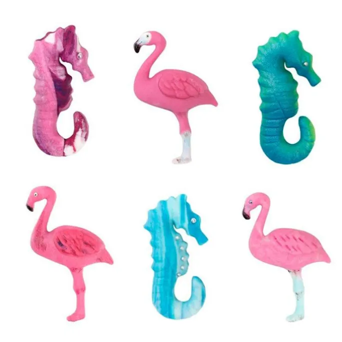 Moldes cortadores flamenco y caballito de mar Pop it (2) - JEM