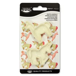 Moldes cortadores llama y unicornio Pop it (2) - JEM