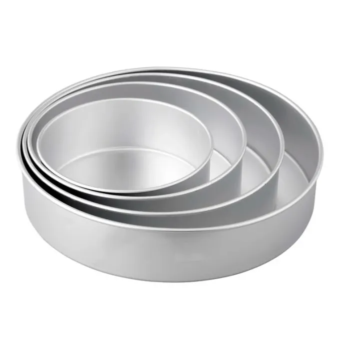 Moldes de aluminio redondos para tarta de pisos (4) - Wilton