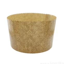 Moldes de papel fino para panettone 13 x 9,5 cm (500 g) (10)