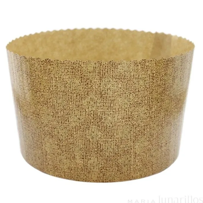 Moldes de papel fino para panettone 17 x 11 cm (1 kg) (10)