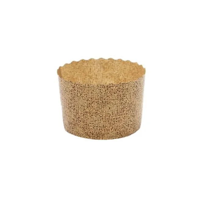 Moldes de papel fino para panettone 7 x 5 cm (80 g) (10) - Ibili