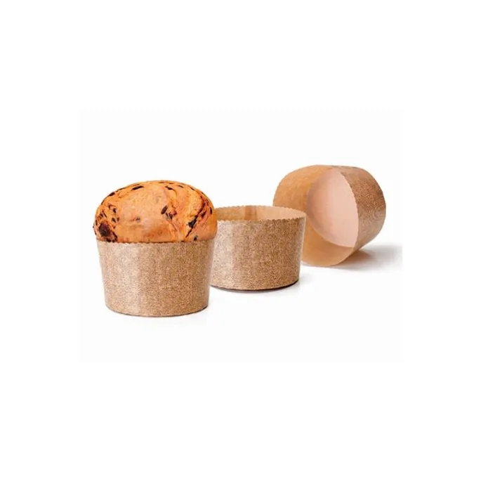Moldes de papel fino para panettone 7 x 5 cm (80 g) (10) - Ibili