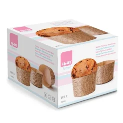 Moldes de papel fino para panettone 13,5 x 9,7 cm (500 g) (5) - Ibili
