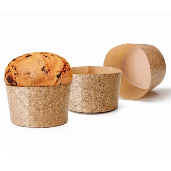 Moldes de papel fino para panettone 13,5 x 9,7 cm (500 g) (5) - Ibili