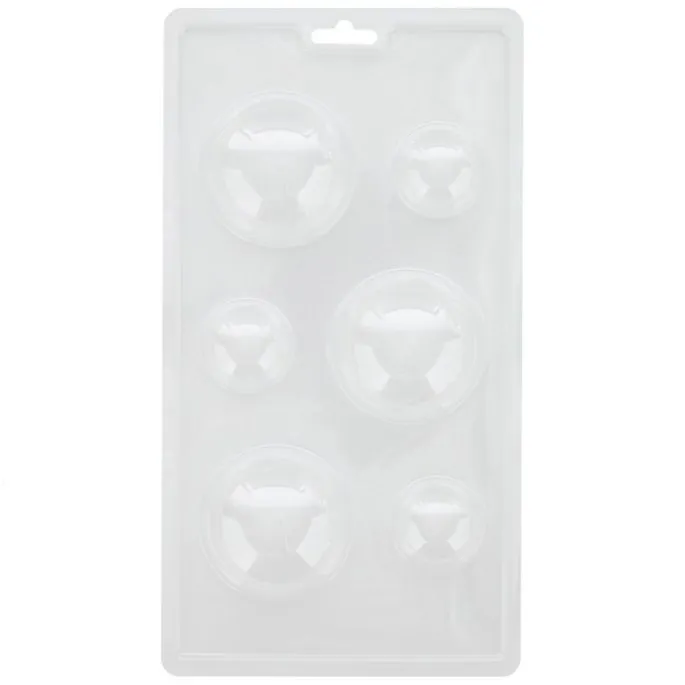 Molde 6 semiesferas para candy melts - Wilton
