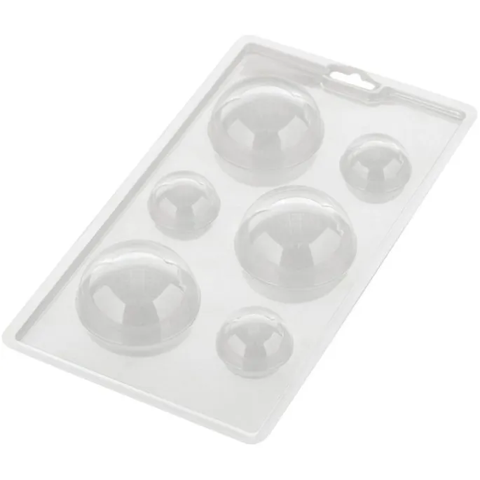 Molde 6 semiesferas para candy melts - Wilton