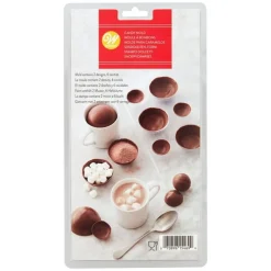 Molde 6 semiesferas para candy melts - Wilton