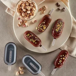 Moldes helados cremosos Classic creamy pequeños y recipiente (4) - Lékué