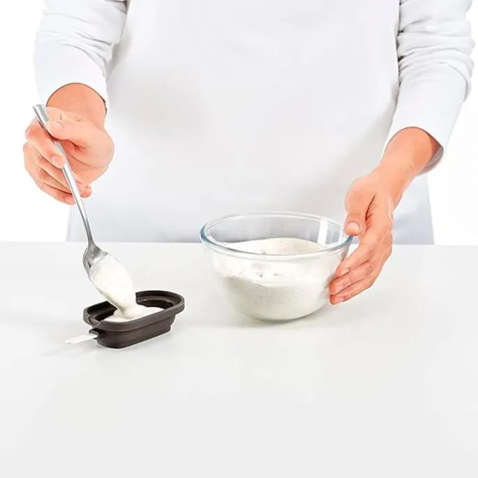 Moldes helados cremosos Classic creamy pequeños y recipiente (4) - Lékué