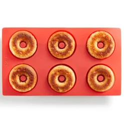 Molde silicona donuts 6 cavidades - Lékué