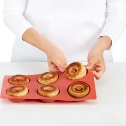 Molde silicona donuts 6 cavidades - Lékué