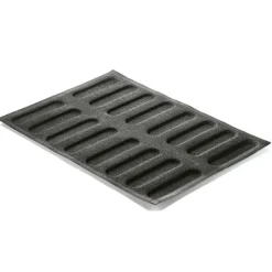 Molde silicona microperforado 16 cavidades eclairs 12,5 x 2,5 cm AirPlus - Silikomart