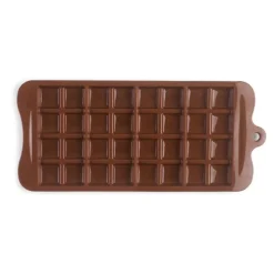 Molde silicona 4 mini tabletas de chocolate - Ibili