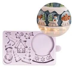 Molde silicona para fondant bola de cristal - Karen Davies