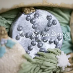 Molde silicona para fondant bolas de Navidad - Karen Davies