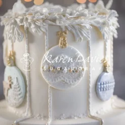 Molde silicona para fondant bolas de Navidad - Karen Davies