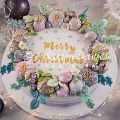 Molde silicona para fondant bolas de Navidad - Karen Davies