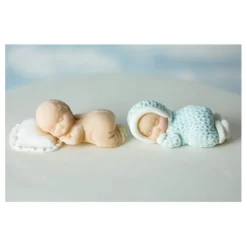 Molde silicona para fondant bebé y almohada - Karen Davies