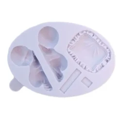 Molde silicona para fondant bebé y almohada - Karen Davies