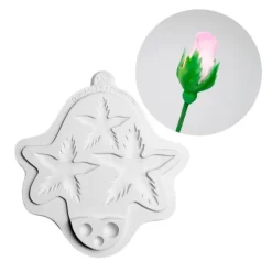 Molde silicona para fondant cáliz de flor - Katy Sue Designs