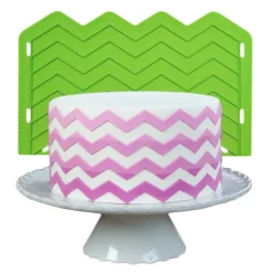 Molde silicona para fondant chevron medio - Marvelous