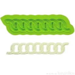 Molde silicona para fondant Cuerda trenzada - Marvelous