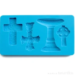 Molde silicona para fondant cruces - Ibili
