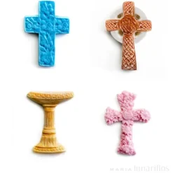 Molde silicona para fondant cruces - Ibili