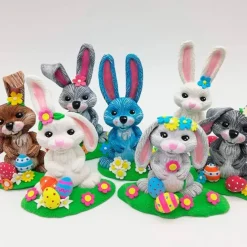 Molde silicona para fondant conejo de Pascua - Katy Sue Designs